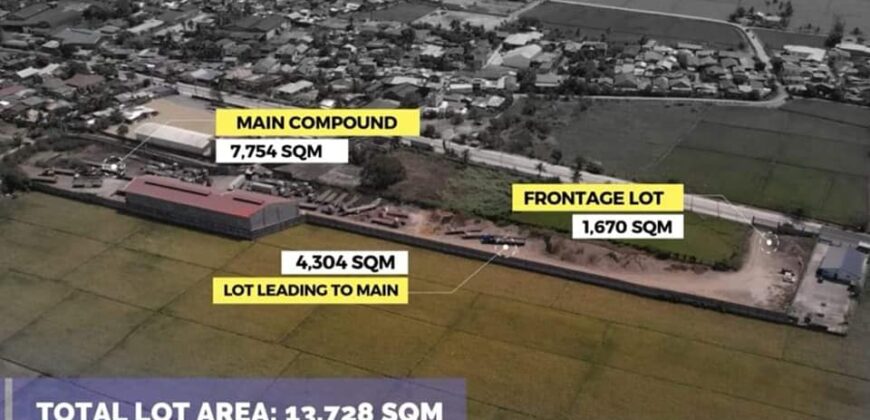 COMMERCIAL LOT WITH MULTI-PURPOSE BUILDING FOR SALE IN GAPAN, NUEVA ECIJA