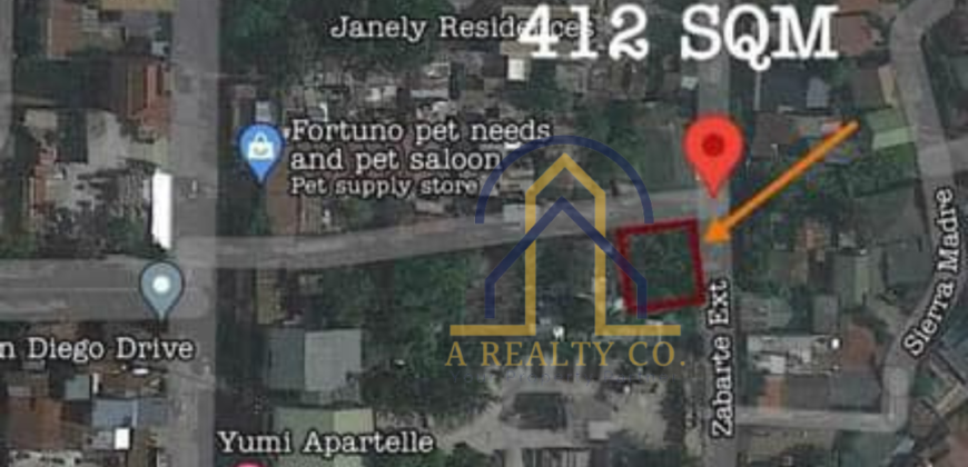 Commercial/Residential Lot for Sale in Zabarte Road Ext., Quezon City